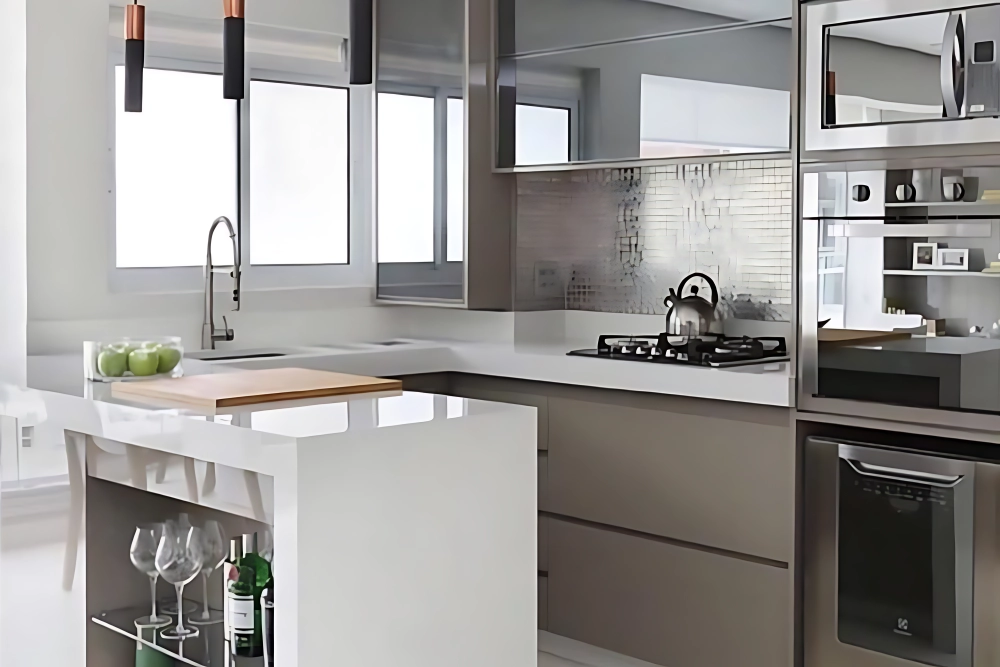 cozinha clean material nanoglazz